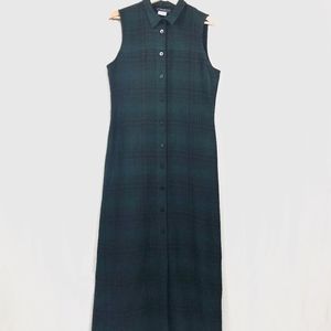 Vintage 100% Wool Plaid Dress Breeches Button Up